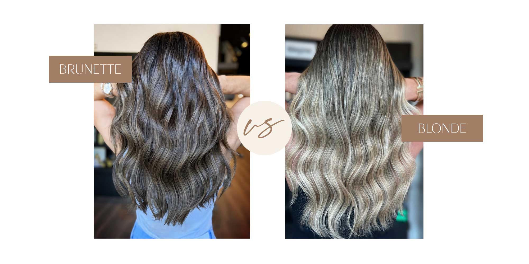 brunette and blonde highlights comparison for franklin tn